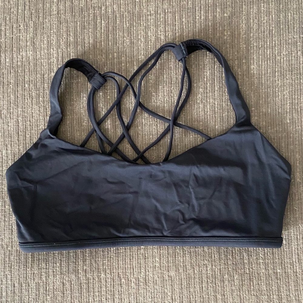 Lululemon Black sports bra